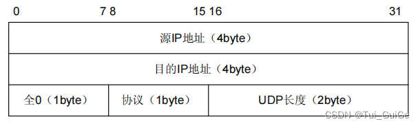 UDP 伪首部