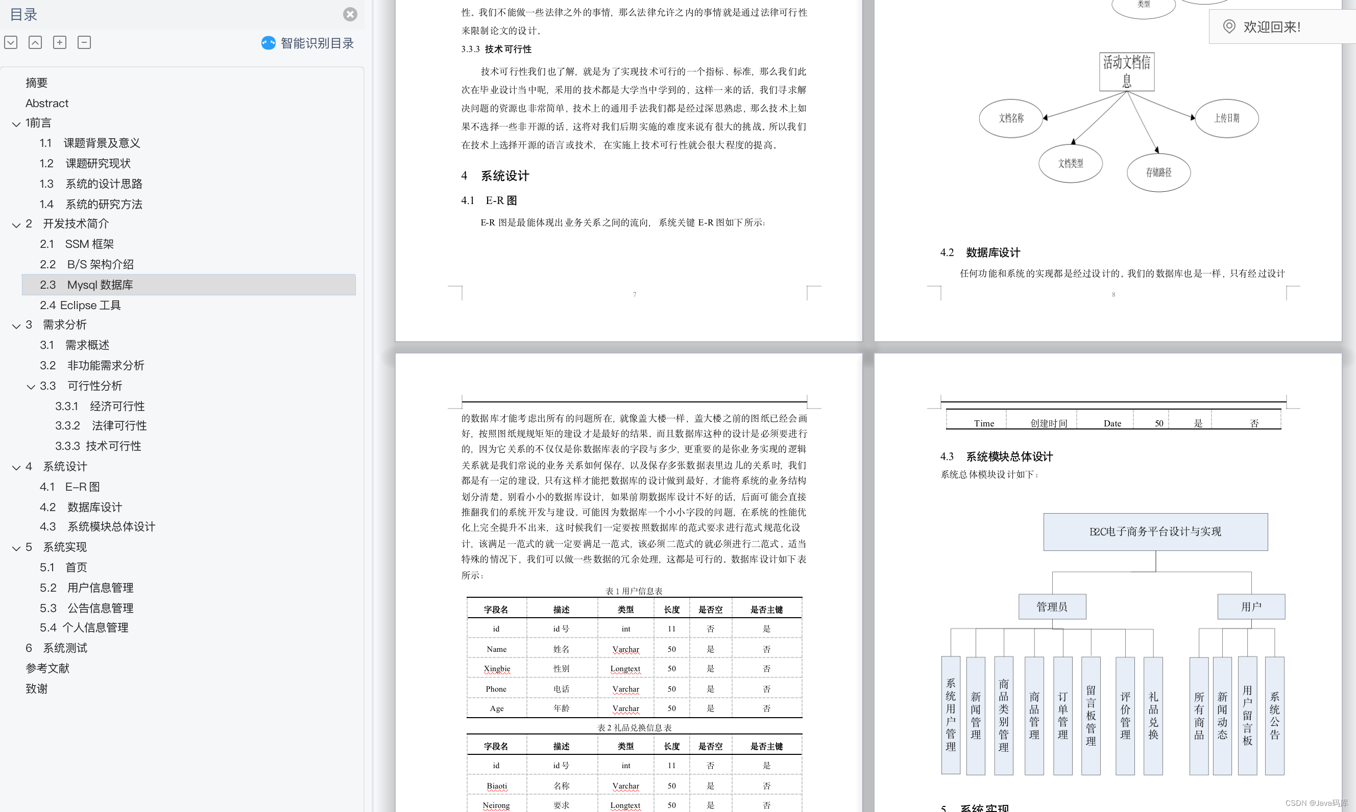 基于springboot+vue实现的基于B2C模式的电子商务平台