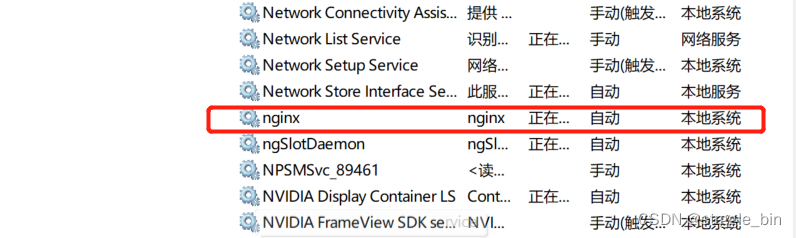 Windows安装部署nginx