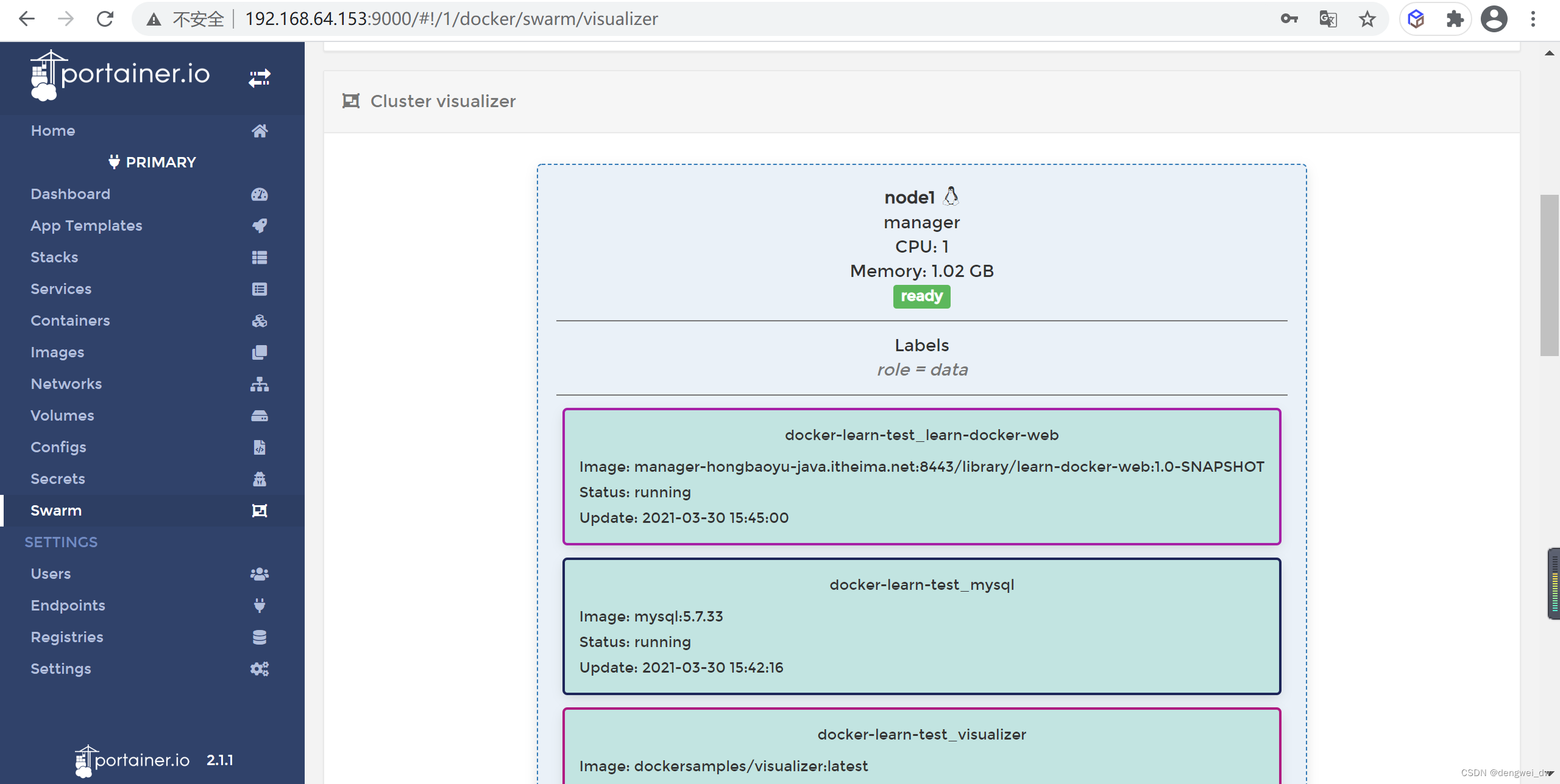 架构师系列-Docker（九）-Swarm集群编排