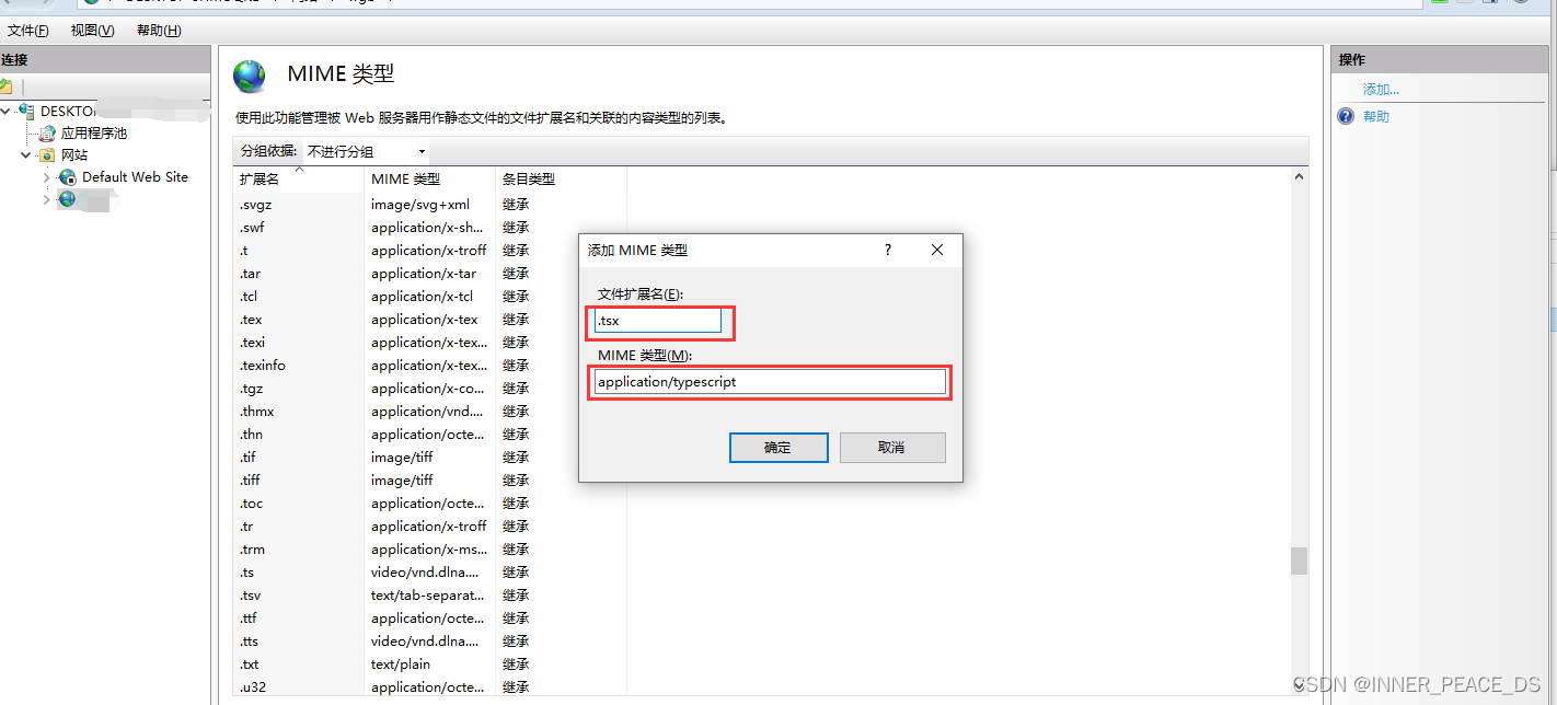 WINDOWS配置IIS