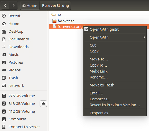 Ubuntu Desktop 删除文件