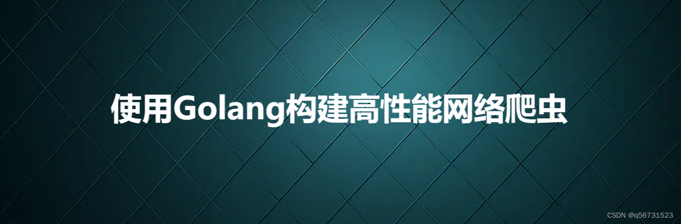 使用Golang构建高性能网络爬虫