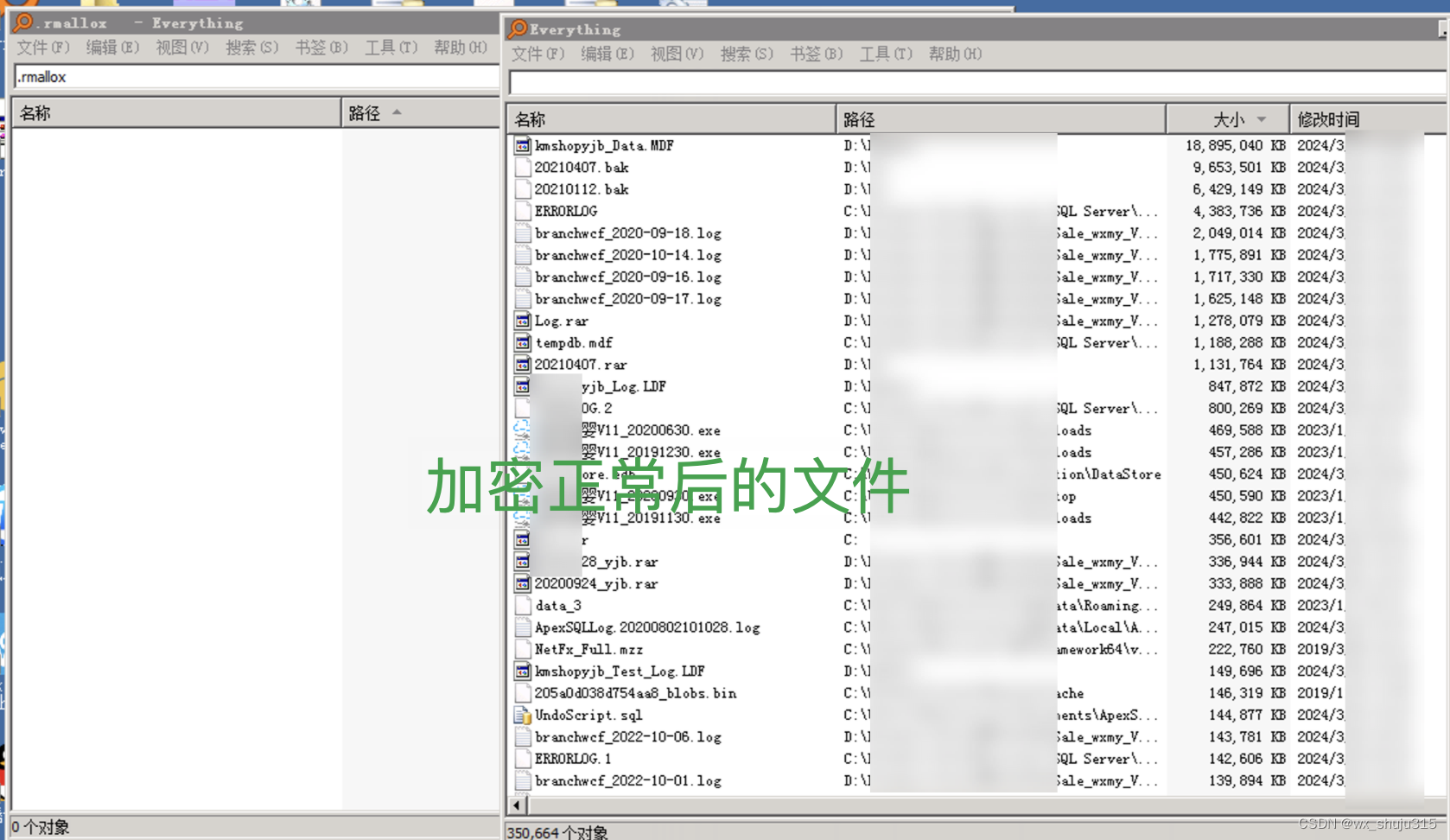 服务器感染了.rmallox勒索病毒，如何确保数据文件完整恢复？