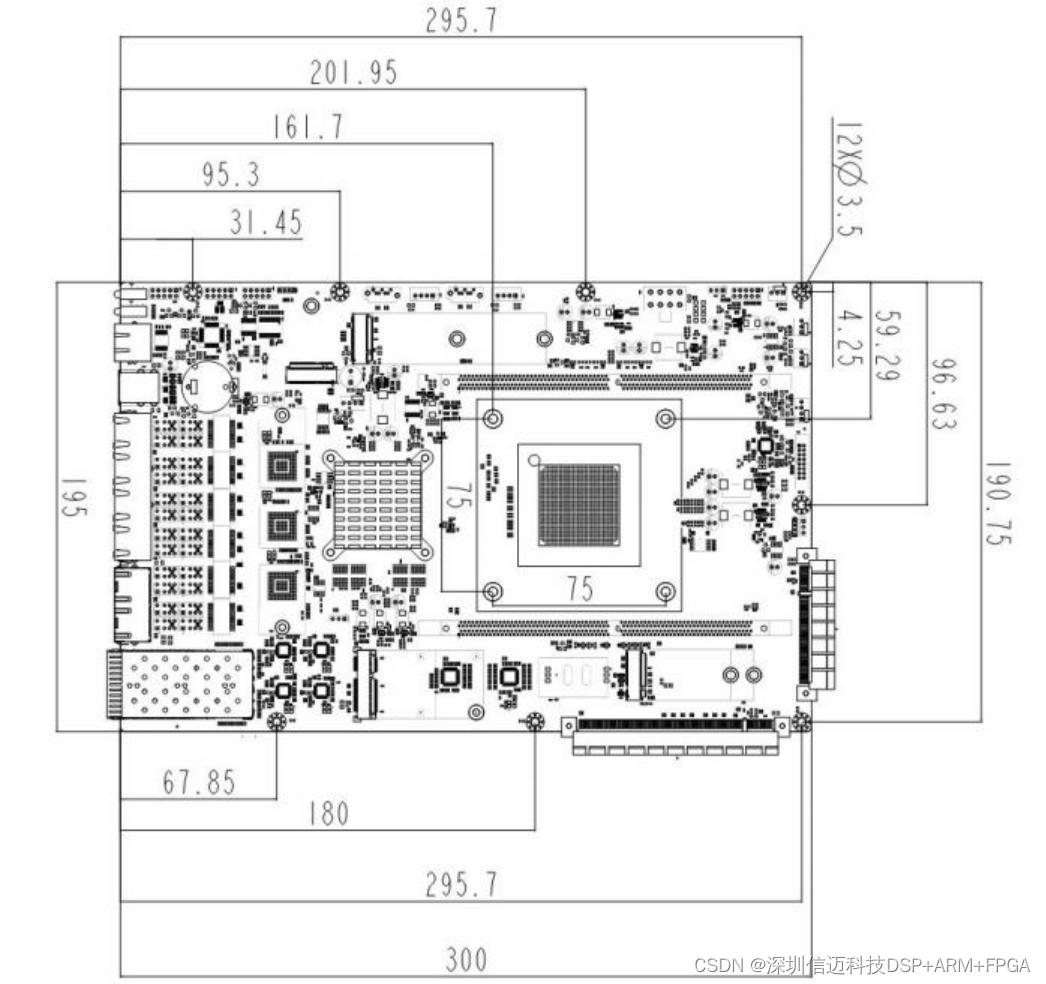 基于飞腾 D2000 8 核+ 32G DDR+板载 6 千兆电口+ 4 千兆光口高性能网络安全主板