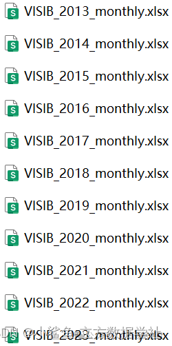 【数据分享】1929-2023年全球站点的逐月平均能见度（Shp\Excel\免费获取）