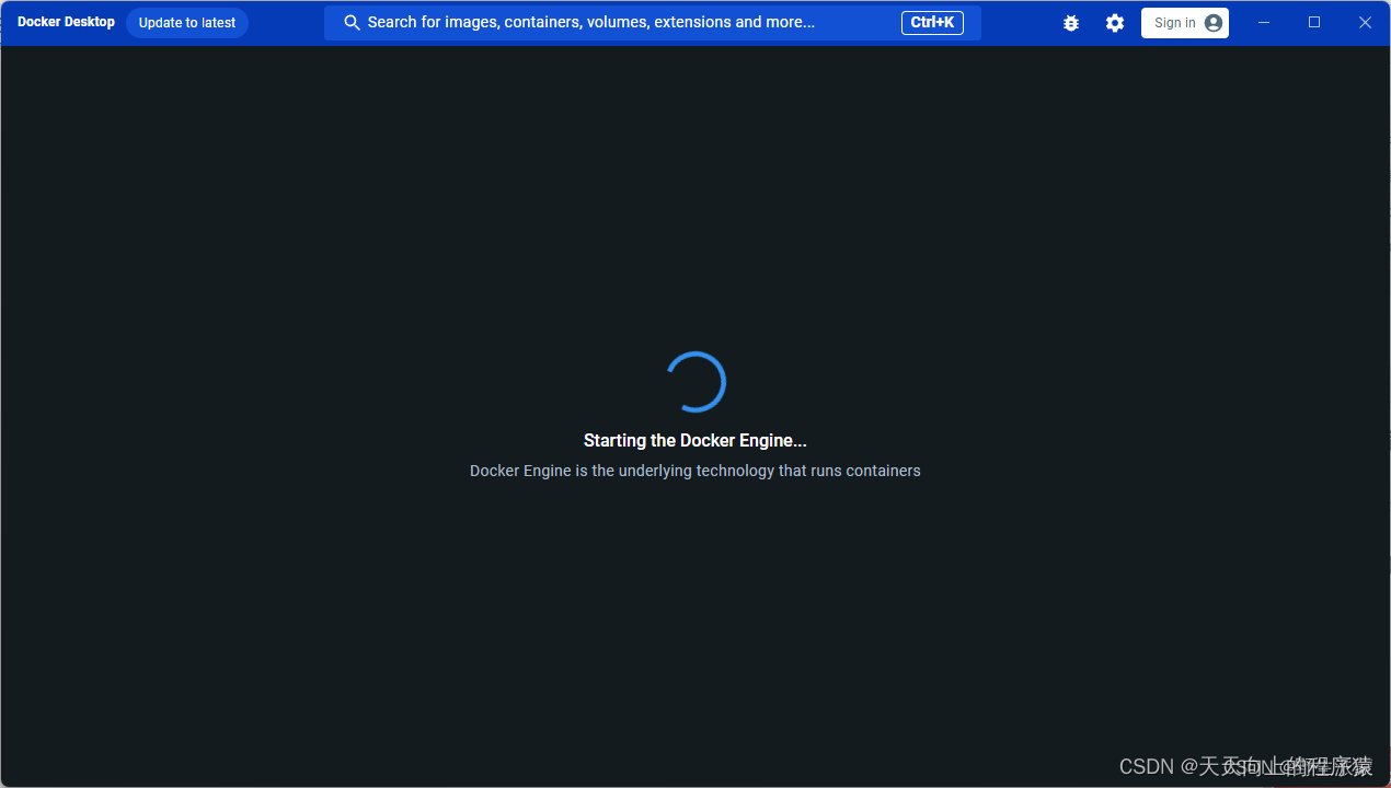 Docker Desktop 卡死在 “Starting the Docker Engine“问题解决