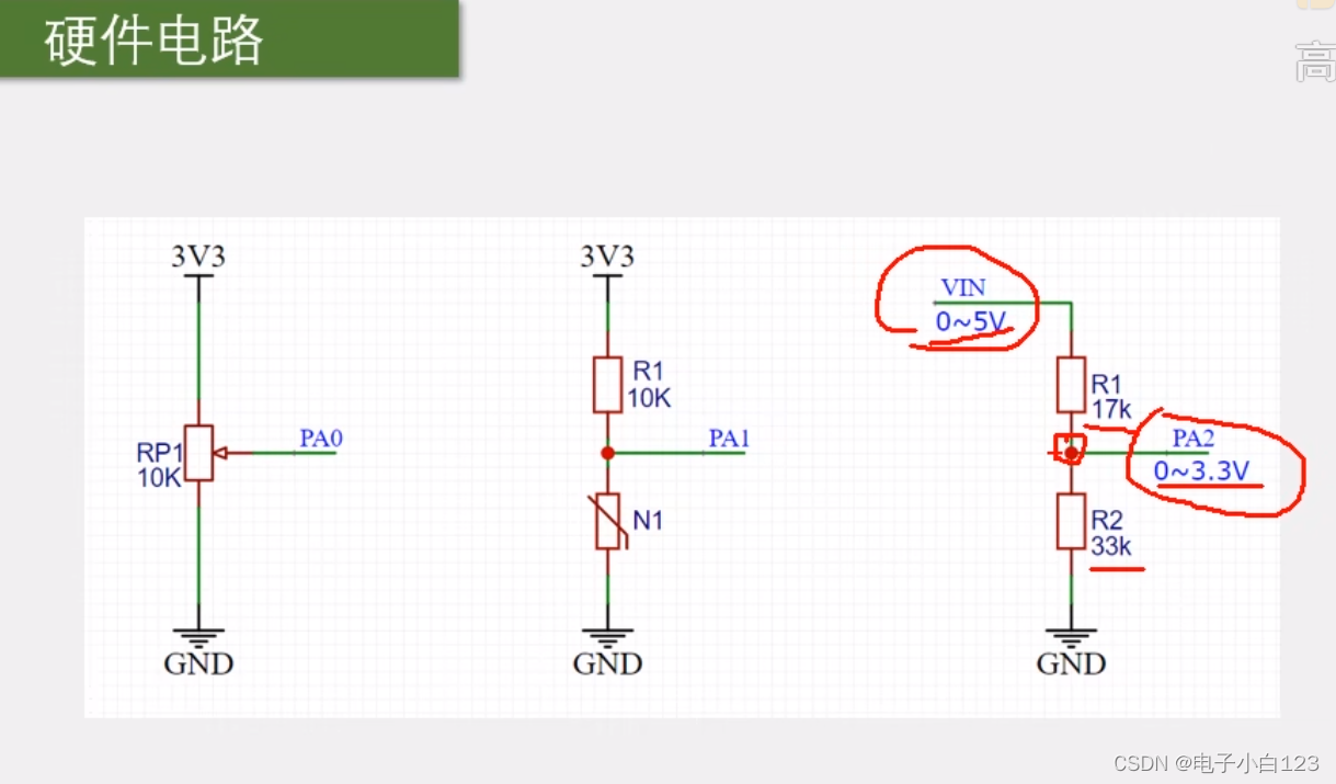 STM32学习笔记（7_1）- ADC模数转换器