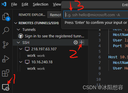环境配置vscodessh远程连接输入密码时发现用户不是自