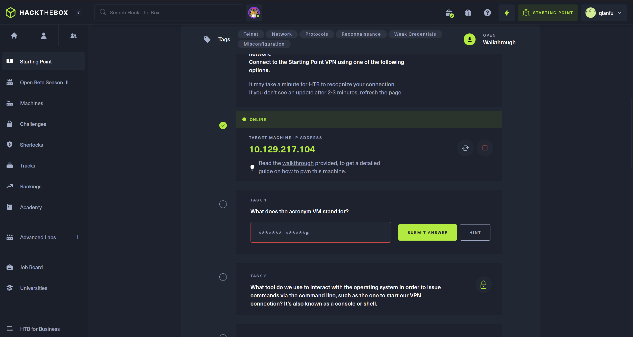 HackTheBox靶场系列(一)之HackTheBox靶场简介CSDN博客