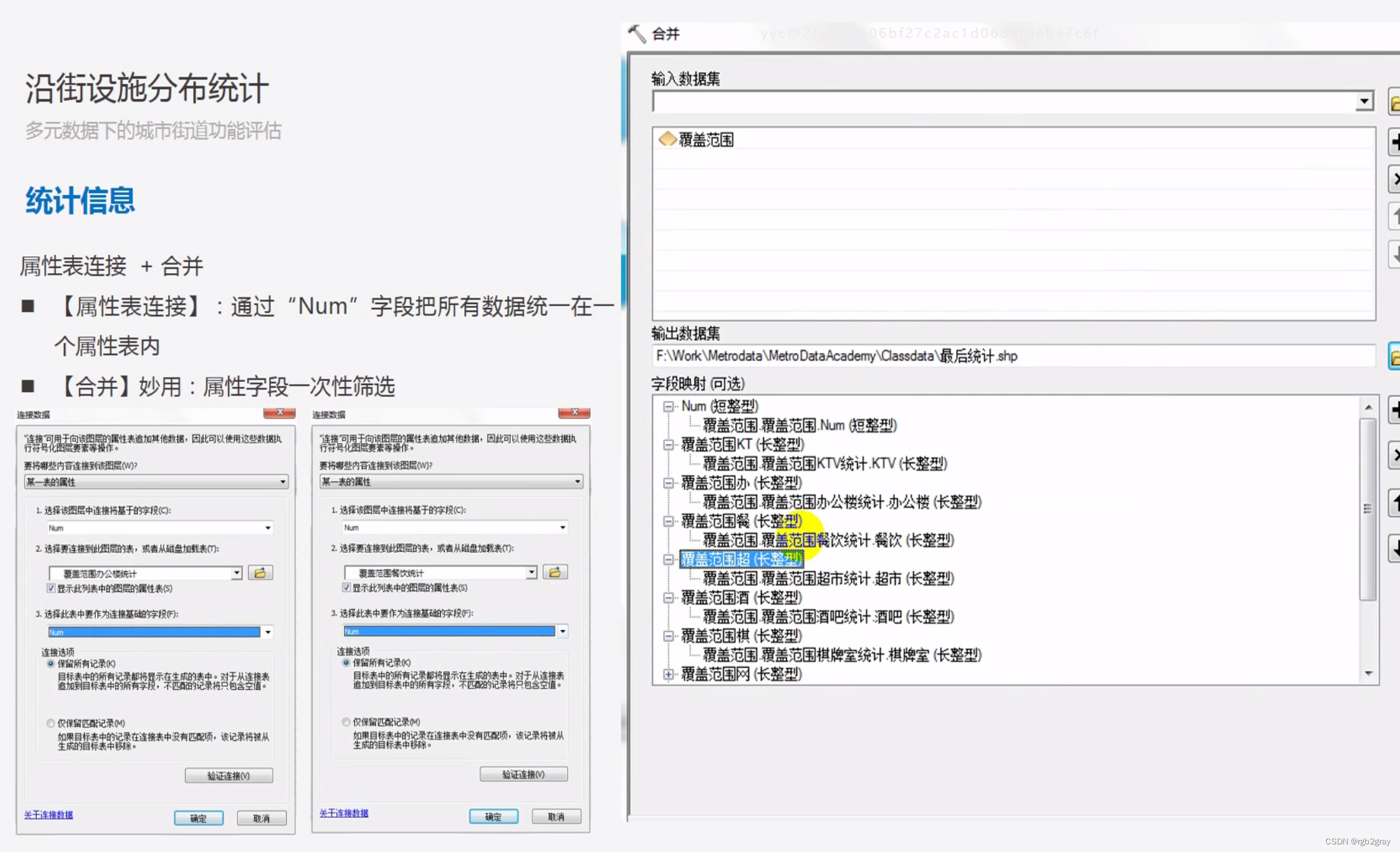 ArcGIS学习（十三）多源数据下的城市街道功能评估