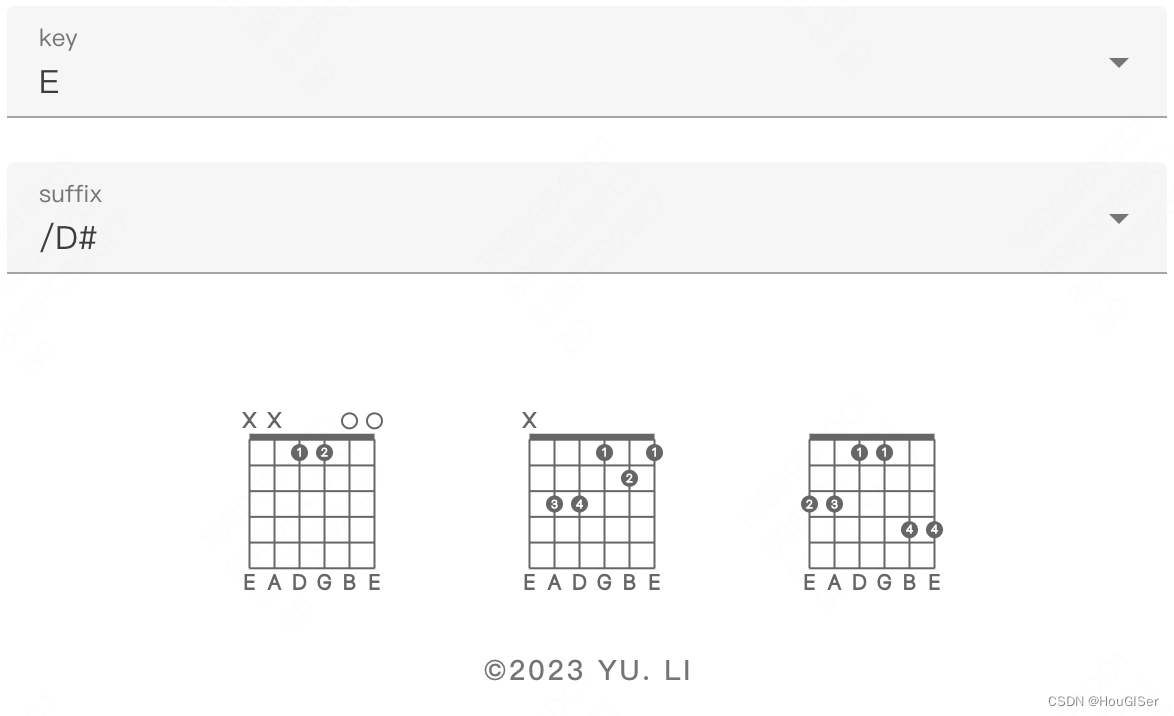 吉他初学者学习网站搭建系列(4)——如何查询和弦图