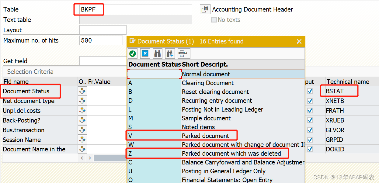 ABAP 删除会计凭证（parked document）PRELIMINARY_POSTING_DOC_DELETE_sap