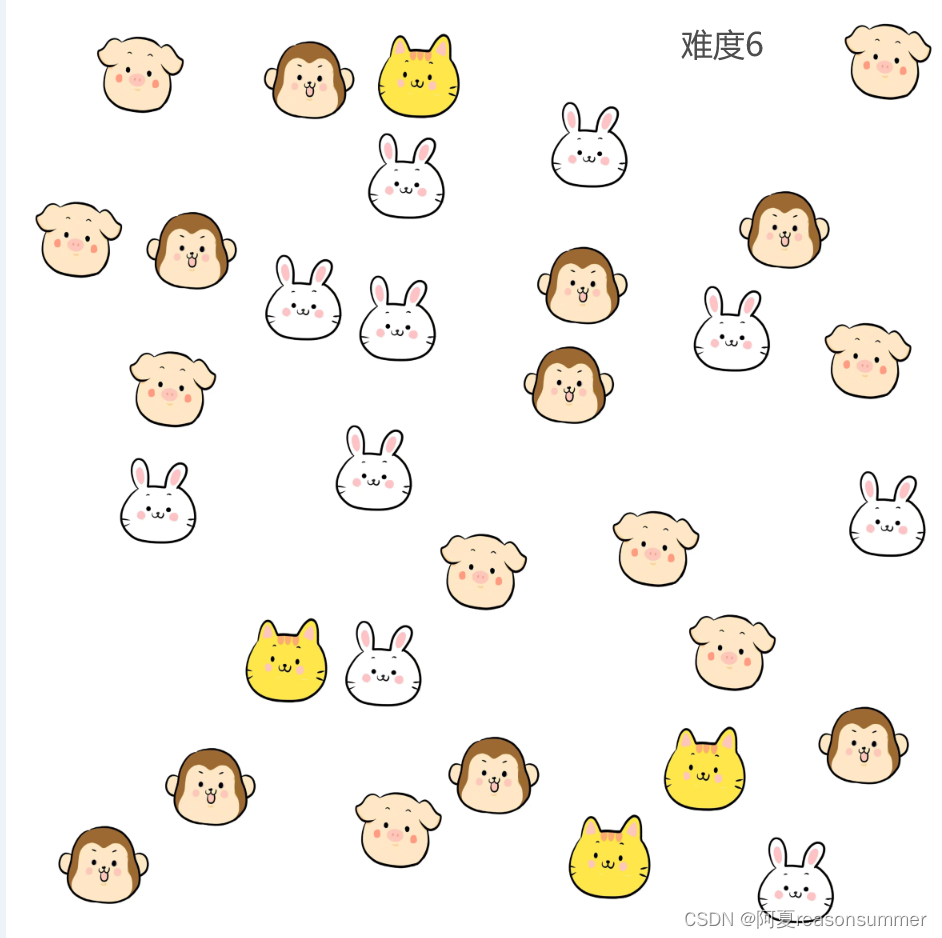 【教学类-50-12】20240505“数一数”图片样式10:数一数(4种“动物”图案)-CSDN博客