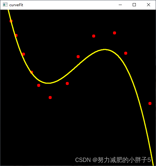 通过离散点拟合曲线