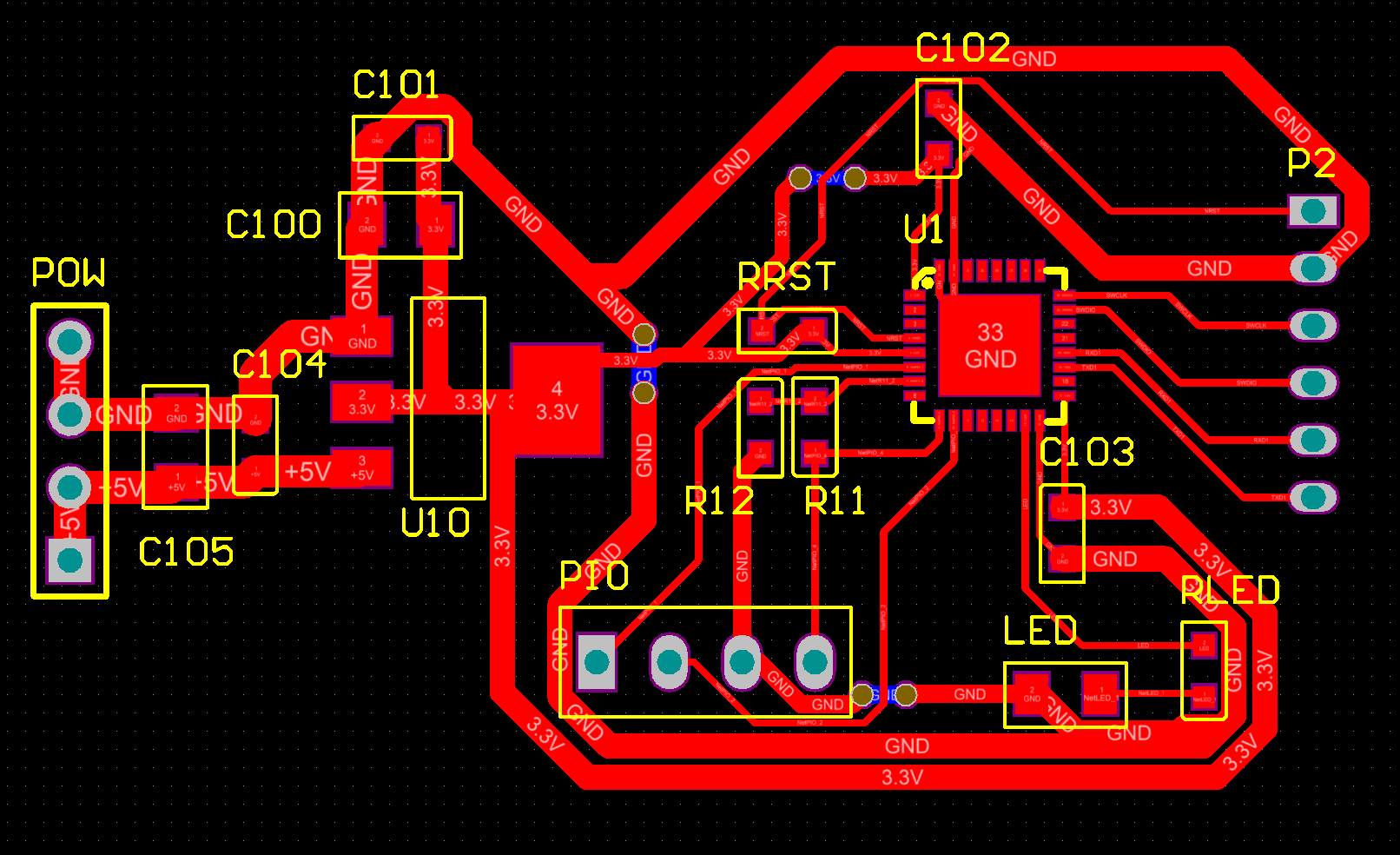 ▲ 图1.2.3 测试PCB