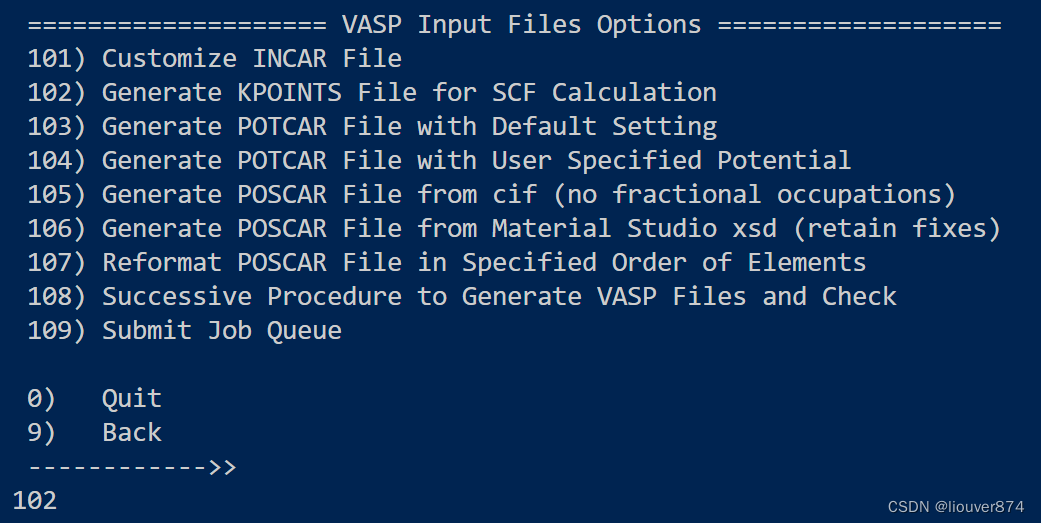 Vaspkit生成vasp的KPOINT文件_vaspkit生成kpoints-CSDN博客