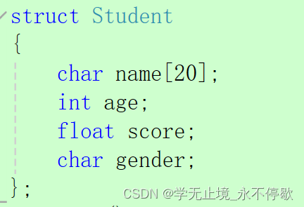 C语言---自定义类型：结构体