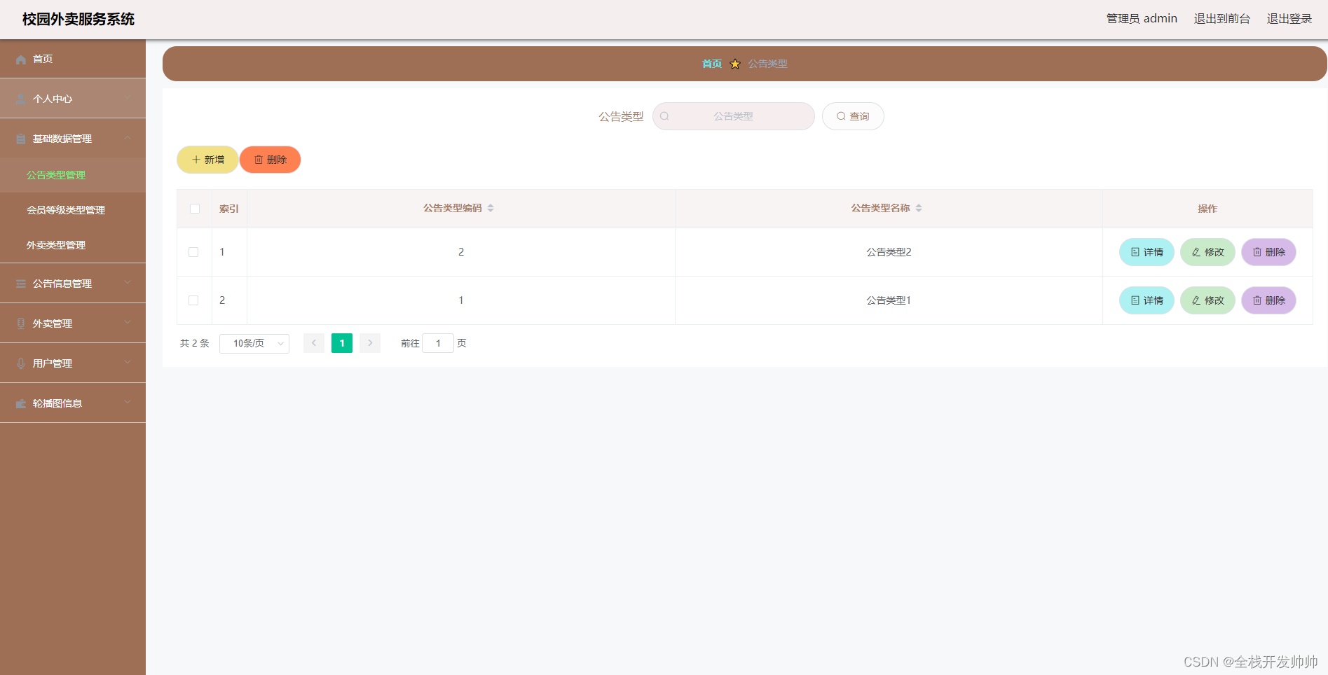 基于java+springboot+vue实现的校园外卖服务系统（文末源码+Lw）292