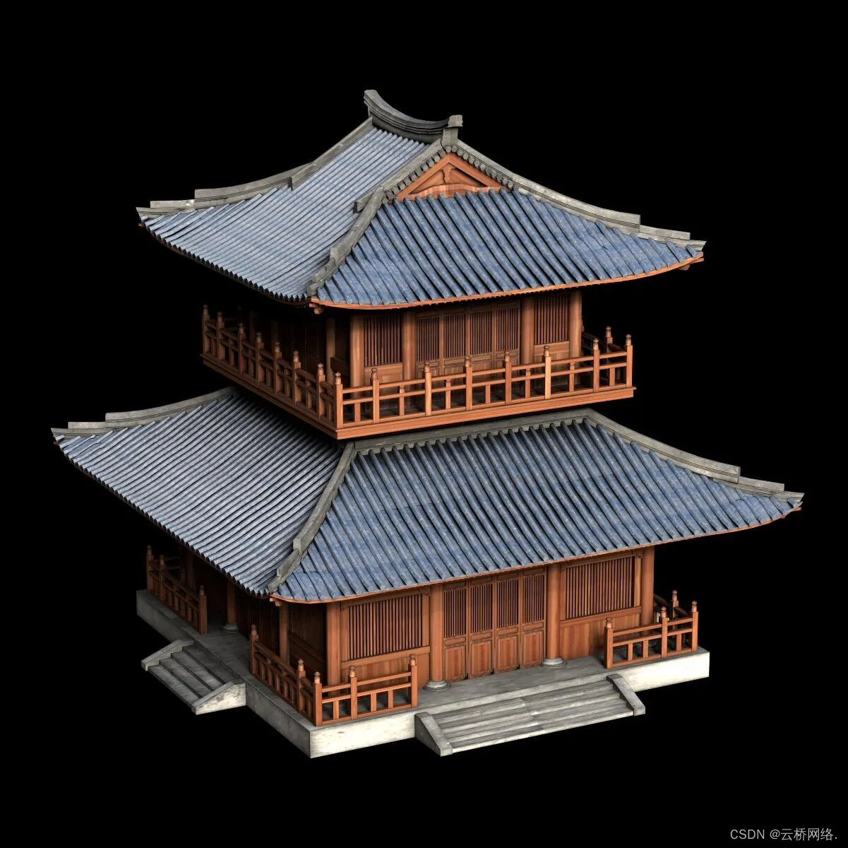 Blender中国古建筑3D模型下载_blender模型下载-CSDN博客
