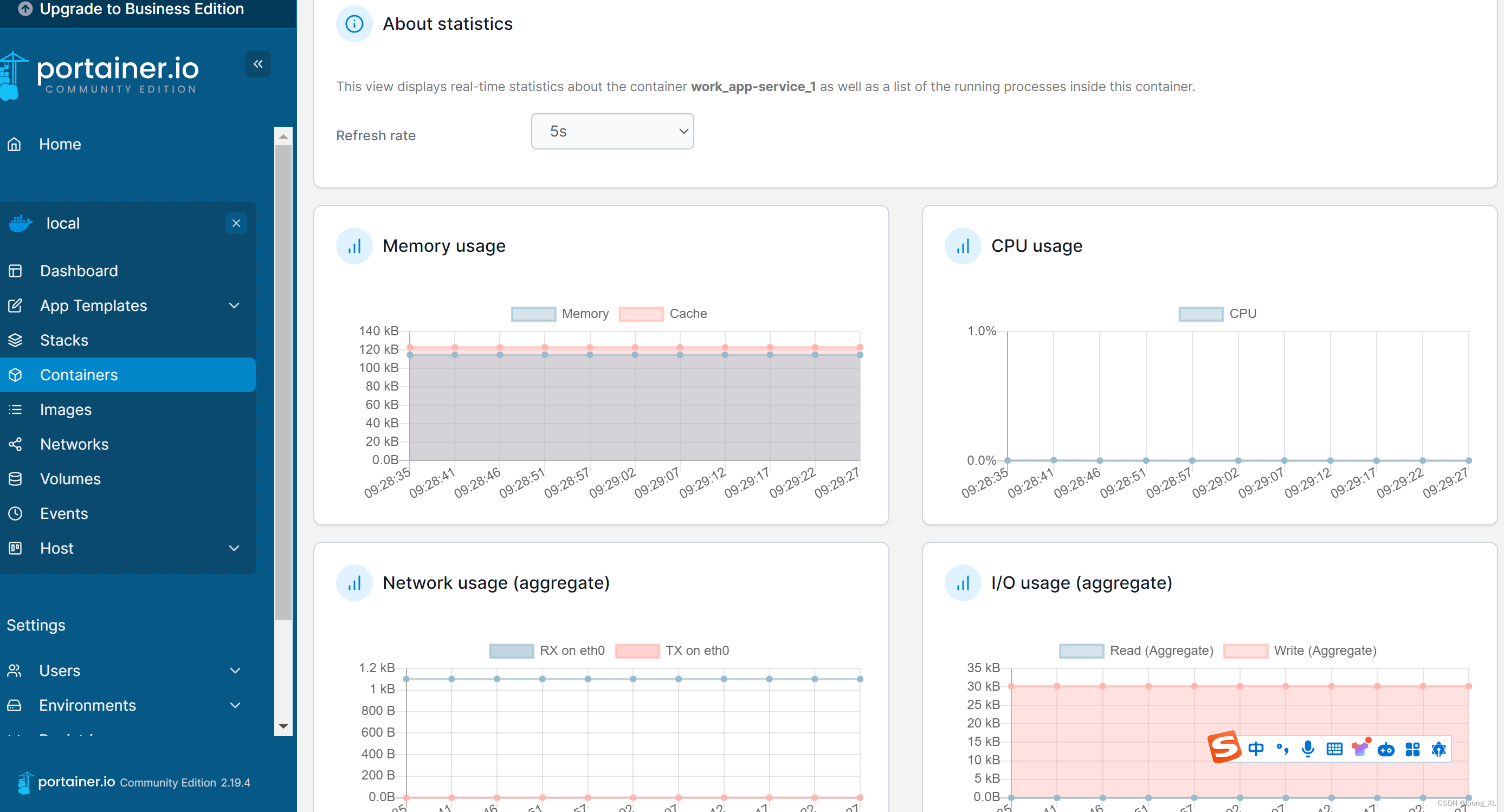 docker通过容器id查看运行命令；Portainer监控管理docker容器