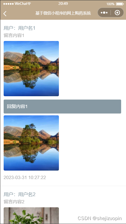 基于微信小程序的网上购药系统的设计与开发