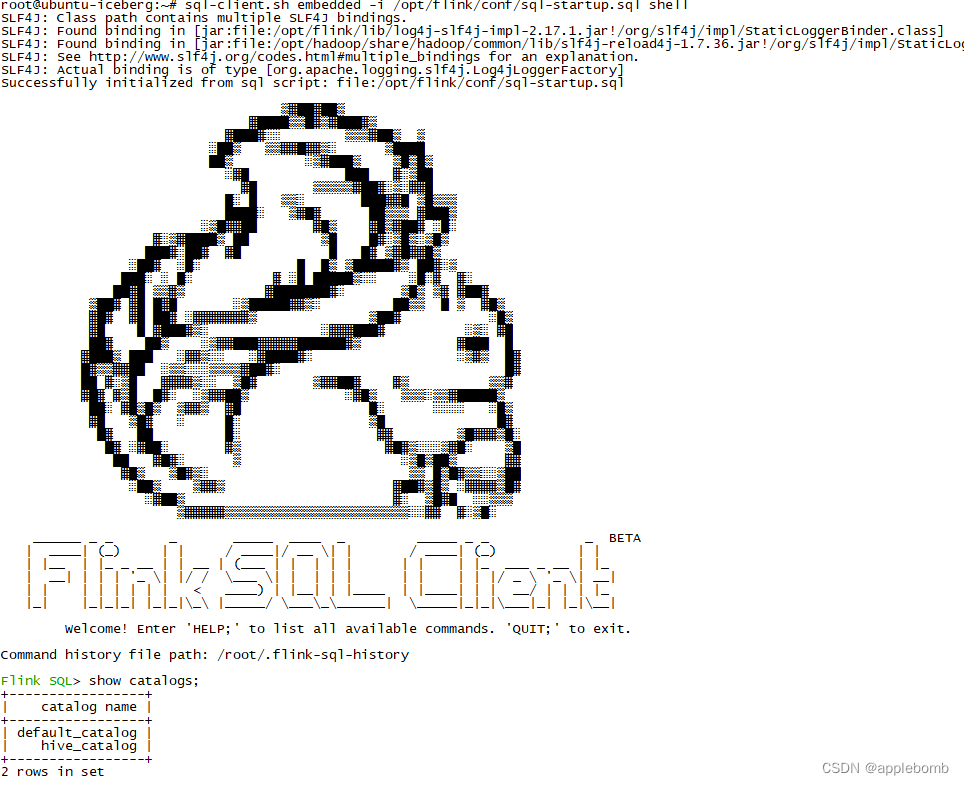 flink使用sql-client-defaults.yml无效