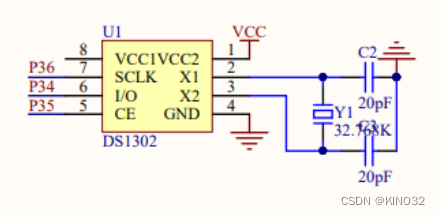 STM32控制DS1302时钟模块获取实时时间