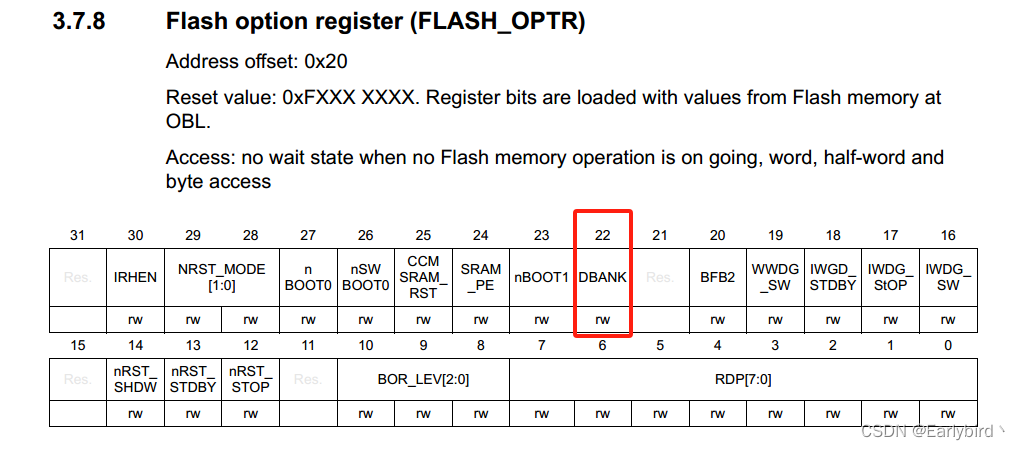 STM32G4x FLASH 读写配置结构体（LL库下使用）