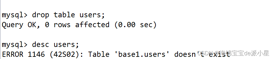 MySQL：表的操作