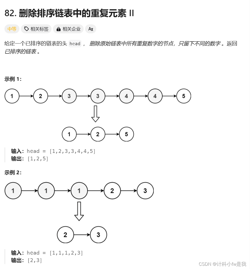 链表常见题型(1)