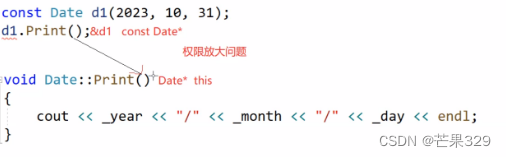 【C++第三课 - 类和对象中】构造函数、析构函数、拷贝构造函数、赋值重载、取地址重载、Date类的完善、const成员