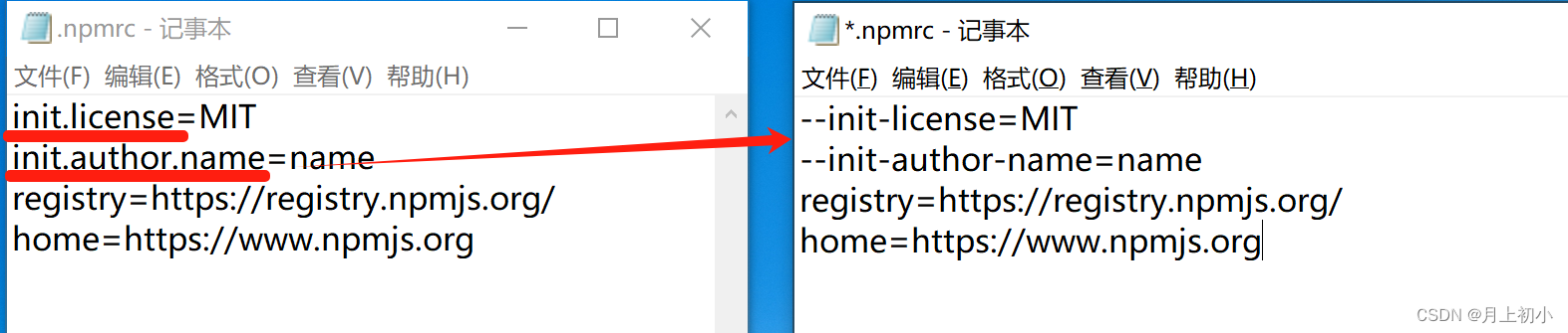 npm WARN config init.license Use `--init-license` instead.