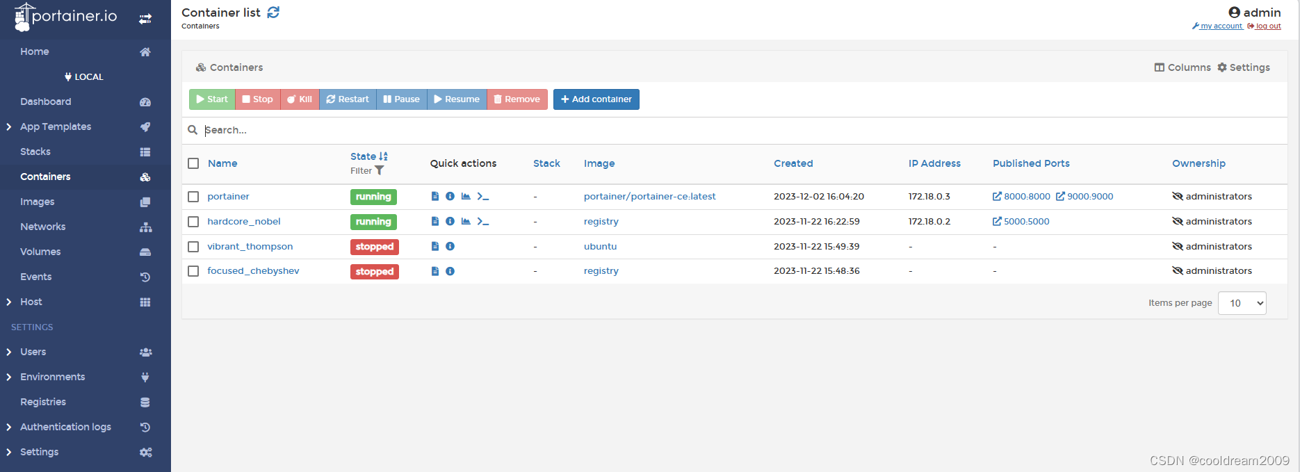 一起学docker系列之十八Docker可视化工具 Portainer：简介与安装