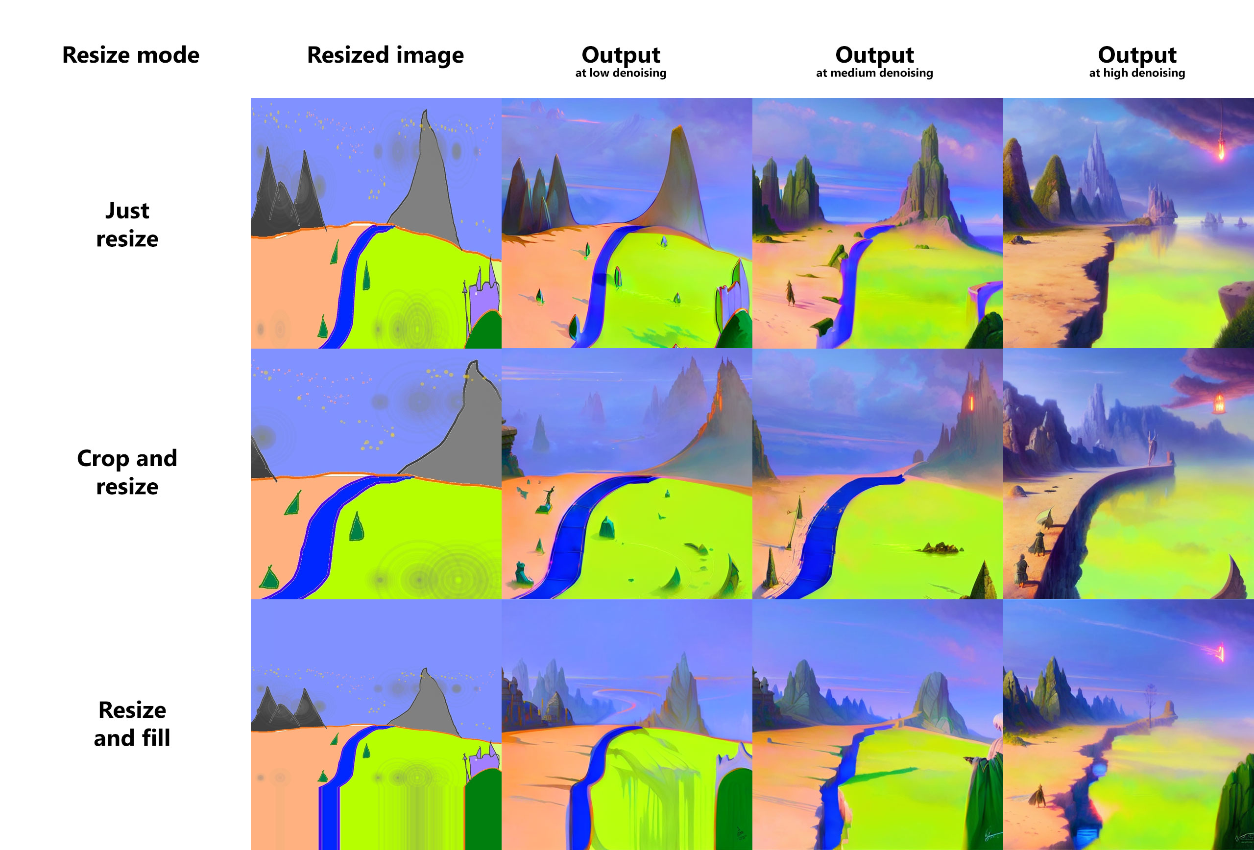 https://github.com/AUTOMATIC1111/stable-diffusion-webui-feature-showcase#resizing