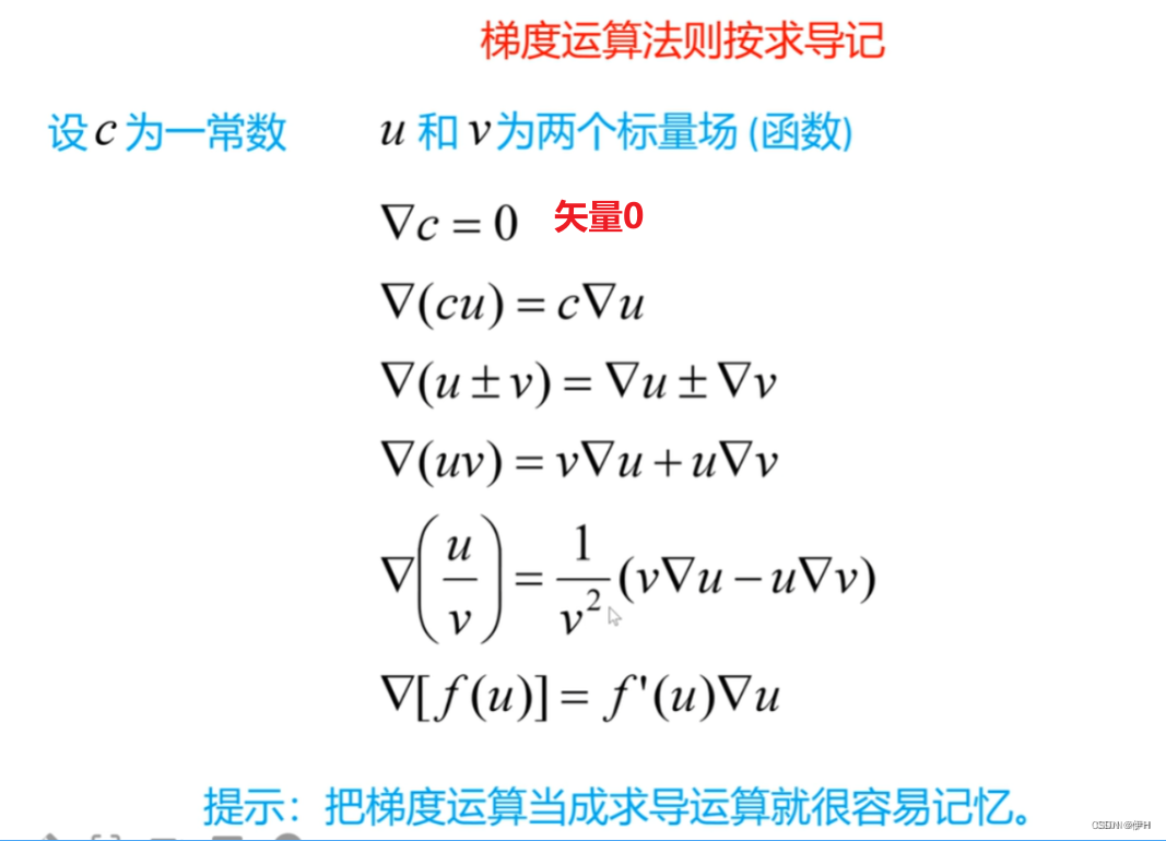 1 矢量分析与场论