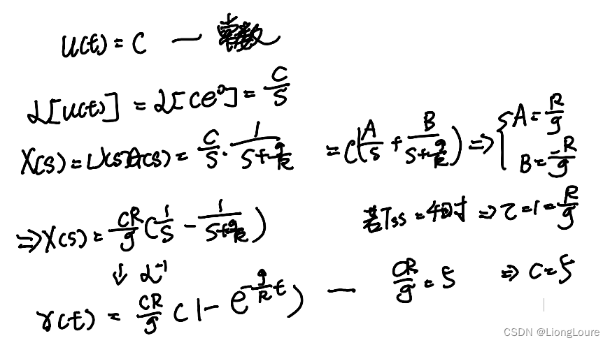 [足式机器人]Part2 Dr. CAN学习笔记-动态系统建模与分析 Ch02-4 拉普拉斯变换（Laplace）传递函数、微分方程