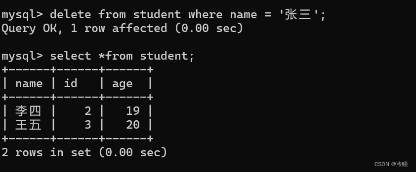 Mysql增删改查（详解）