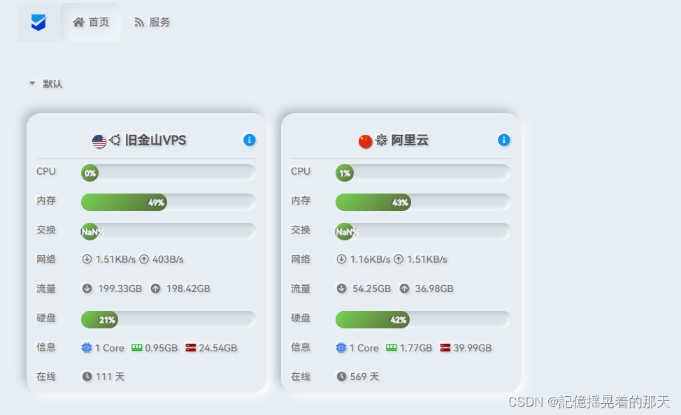 哪吒监控面板对VPS统一管理