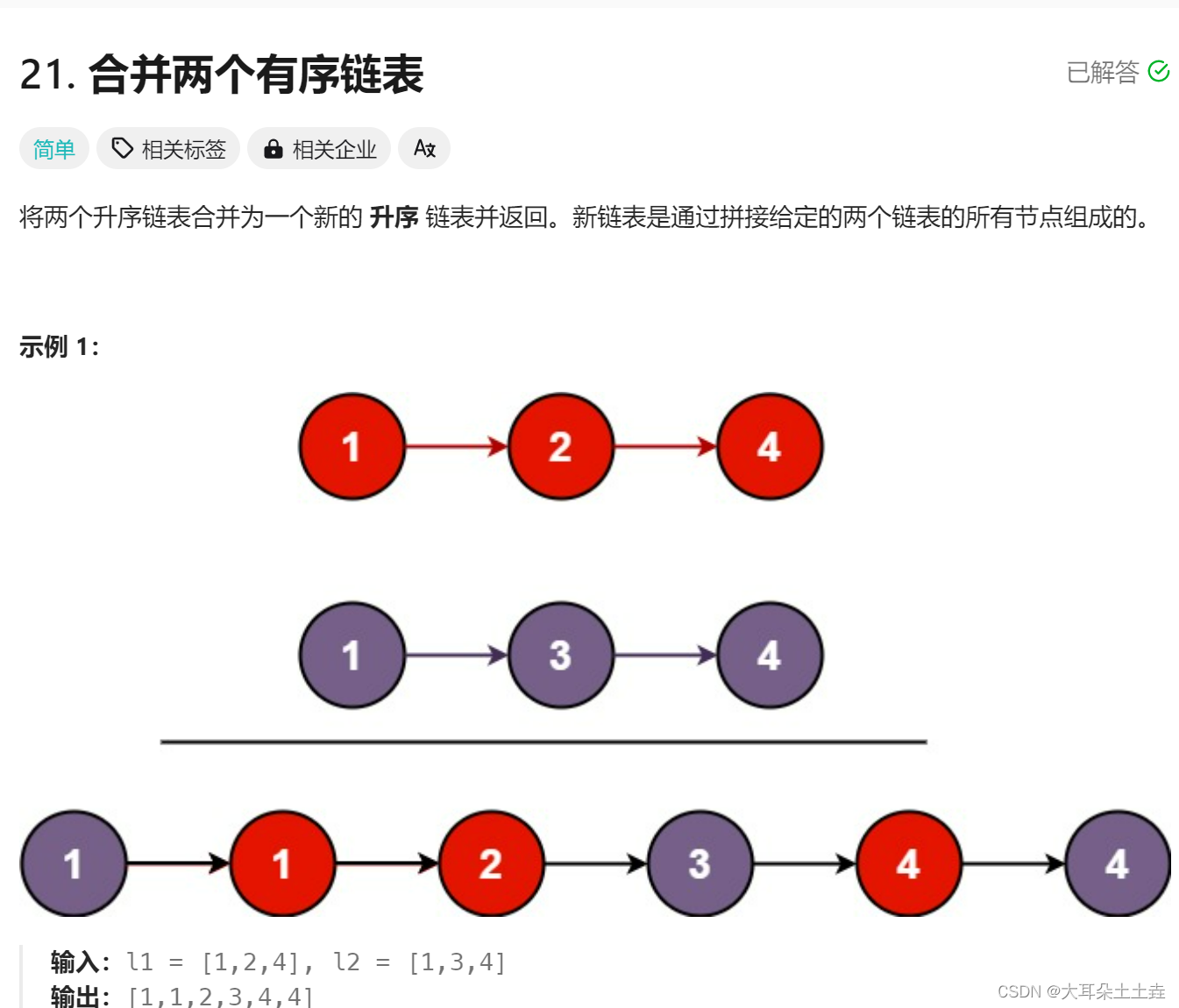 数据结构——链表OJ题