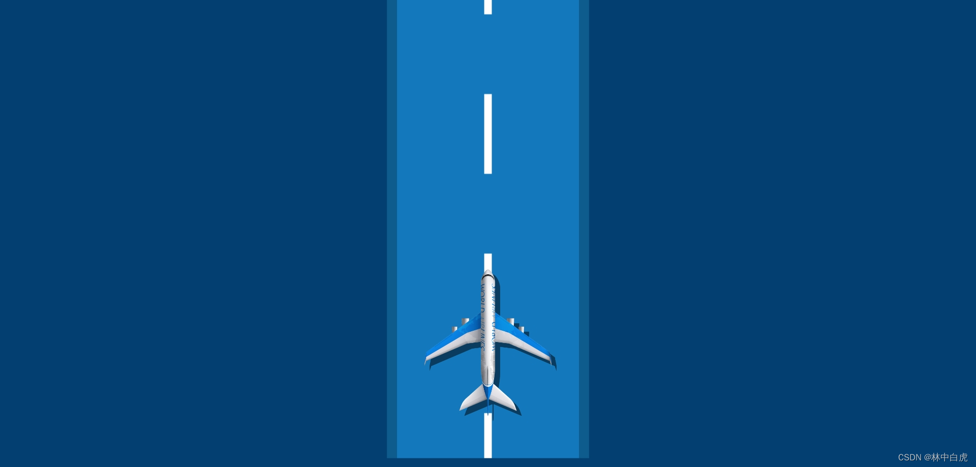 CSS 实现航班起飞、飞行和降落动画