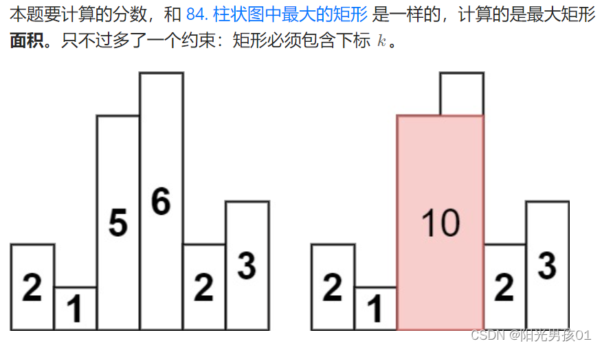 力扣1793.好子数组的最大分数