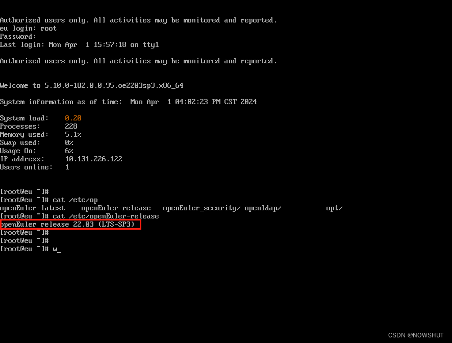 【vSphere】ESXi 7.0.3 上安装 openEuler 22.03 LTS SP3 虚拟机