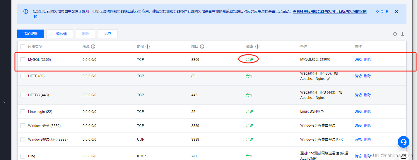 腾讯云上mysql连接不上