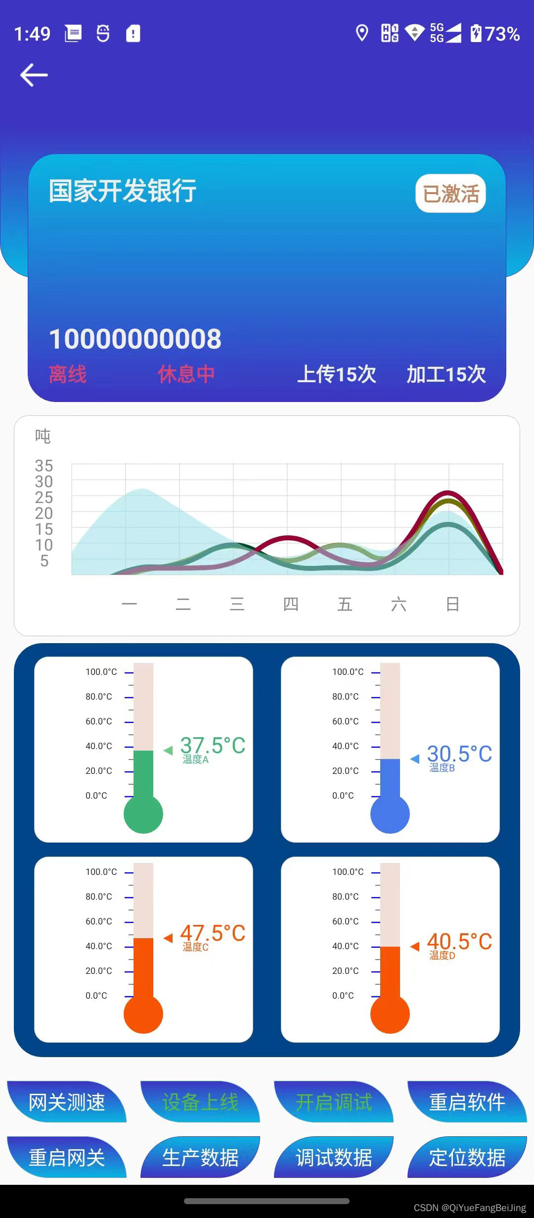 厨余垃圾处理设备工业监控PLC连接APP小程序智能软硬件开发之调度员工作台