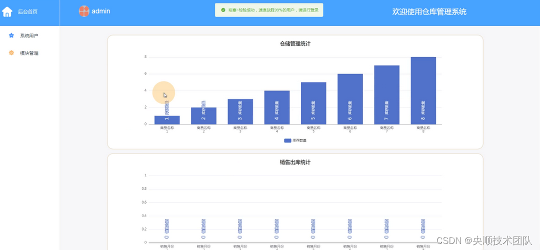 图5-2管理员功能界面图