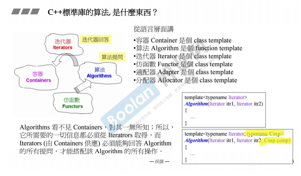 STL标准库与泛型编程（侯捷）笔记5