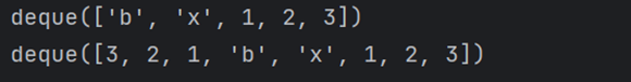 python之双端队列deque