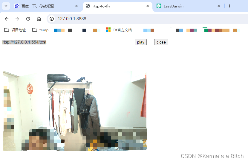 Windows环境下使用HTML5播放RTSP流