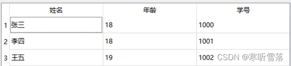 QT tableWidget横向纵向设置